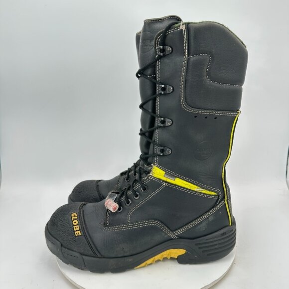 Globe Men Size 11M 1001210 Black Speedlace Ultimate Firefighter Technical Boot - Picture 1 of 13